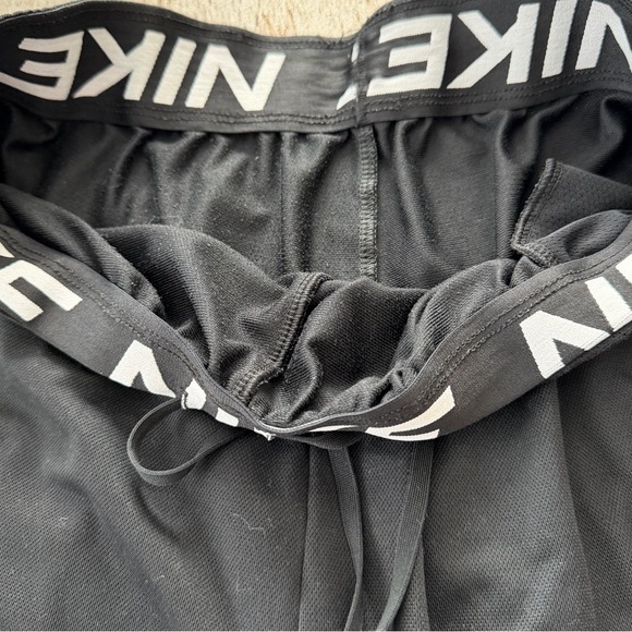 Nike Black Athletic Shorts with Drawstring - Picture 3 of 5
